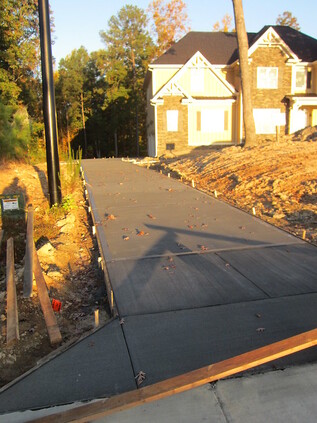 New Concrete Driveway installed in Grand Rapids, MI